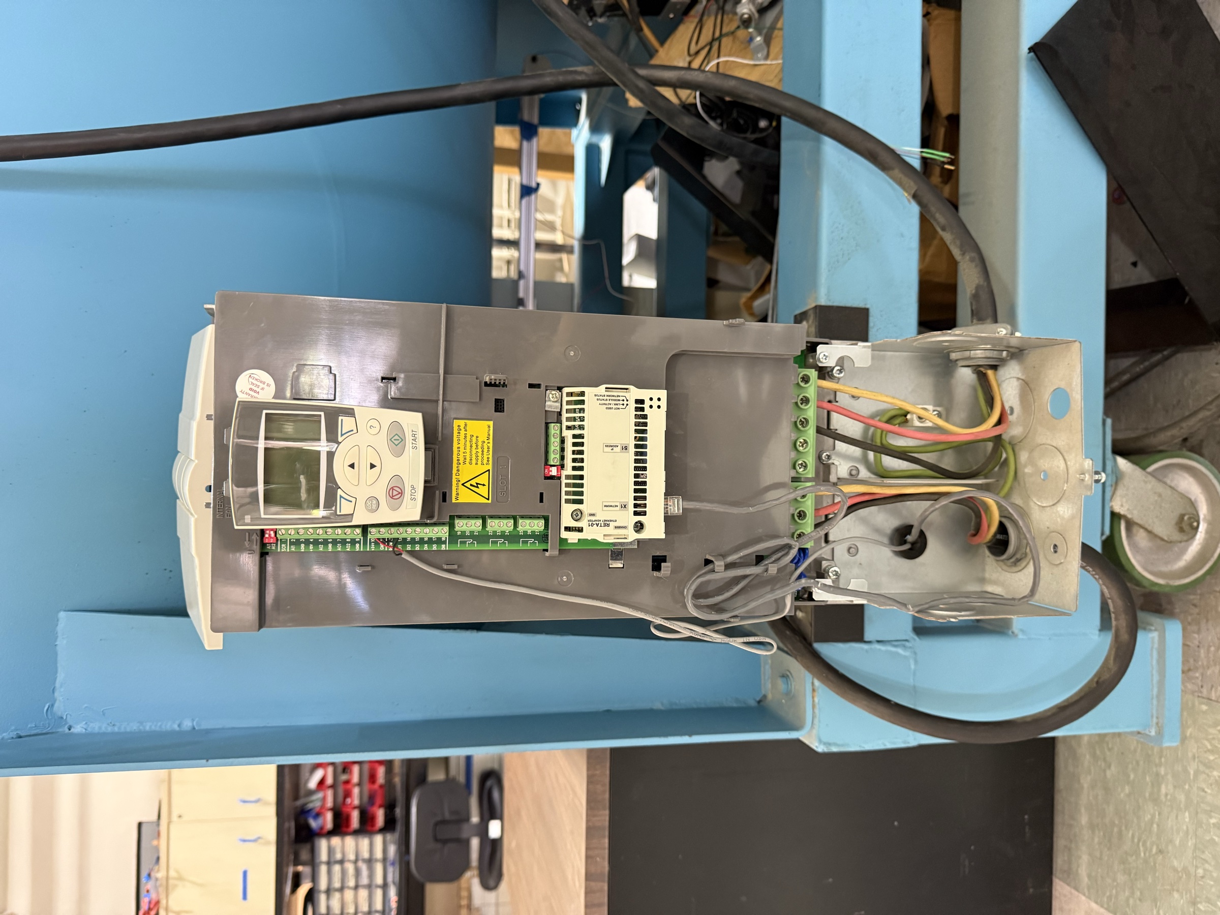 VFD enclosure and keypad